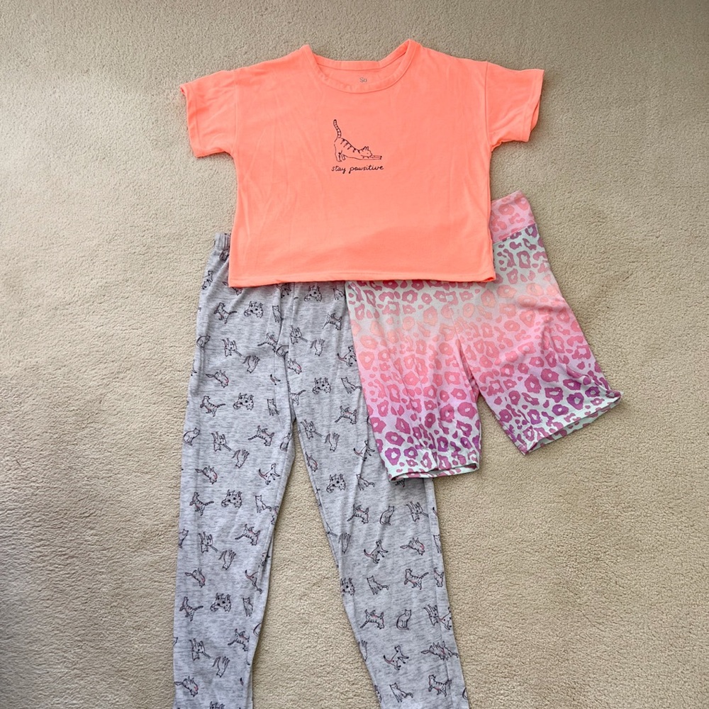 SO Stay Pawsitive Pajama Set